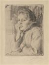 ANDERS ZORN Two etchings.